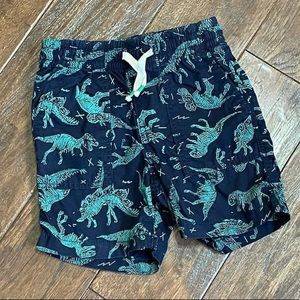 Gap Boys 2t Navy with Green Dinosaur Shorts